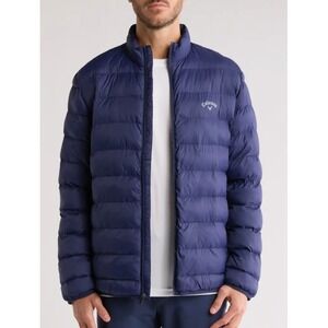 Callaway Channel Quilted Puffer Jacket  Blue Peacoat Men's XL